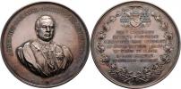 Medaile na 25 let v úřadu 1898 - poprsí čelně