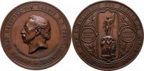 Seidan - AE medaile na odhalení pomníku v Praze 1858