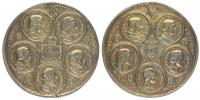 Medaile na 10 císařů Habsburského rodu
