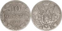 10 Groszy 1840 MW          Cr. 113a;   Kop. IV/108