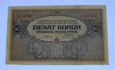 10 Kč 1919, tzv. „muchovka“, z 1. edice čs. státovek