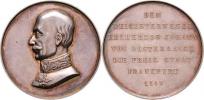 Zollmann - pamětní medaile města Frankfurtu 1849 -