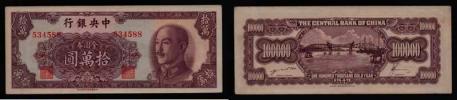 100.000 Yuan 1949
