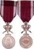 Řád belgické koruny - typ 1897 - stříbrná medaile