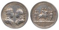 A.Wideman - medaile na návštěvu Josefa II. a Leopolda II. v uherských