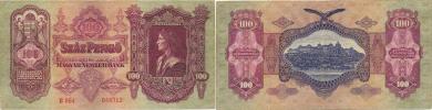 100 Pengö 1930 sér. E 864 - I. vydání        Baj. H 10