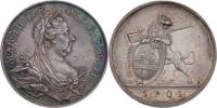Berkel (TvB) - hold.medaile města Ypern b.l. (1779) -