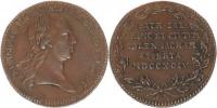 Žeton na holdování v Belgii (Brusel) v roce 1794   bronz 22 mm