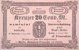 Hořice (Hořitz) - 20 Kr.C.M. II.1849