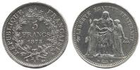 5 Francs 1875 A          KM 820