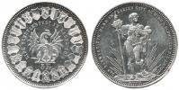 5 Francs 1879 - střelby Basel        KM S14