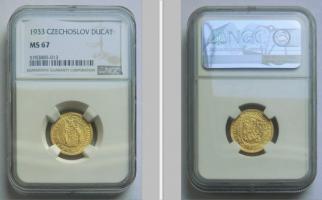 Svatováclavský dukát 1933, NGC MS 67